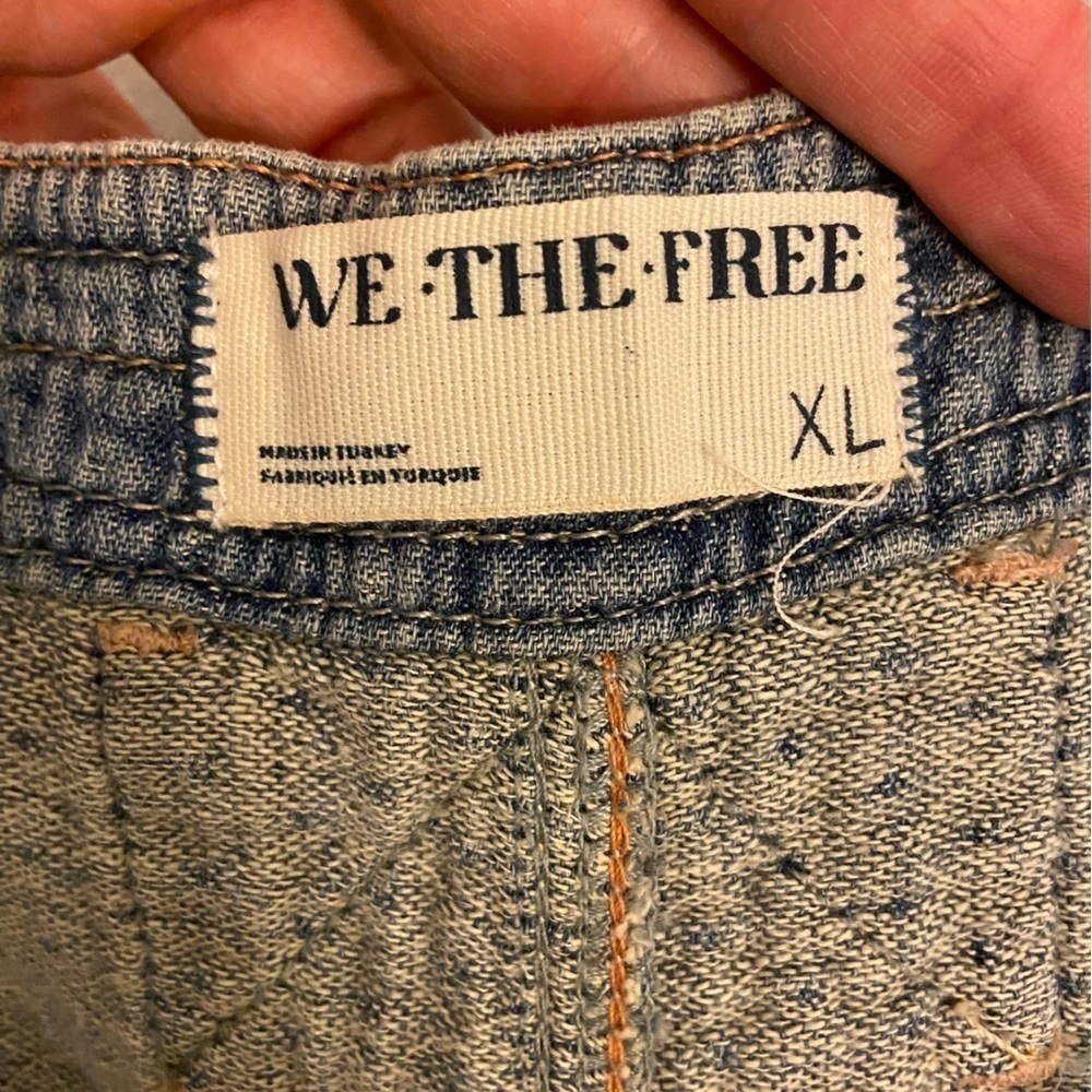 NWT We The Free Midnight Voyage Harem Jeans in Journey Blue Size XL - Picture 7 of 10